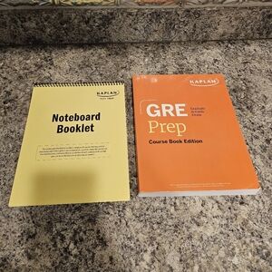 New! Kaplan GRE Graduate Records Exam Prep Course Book Edition + Notebook